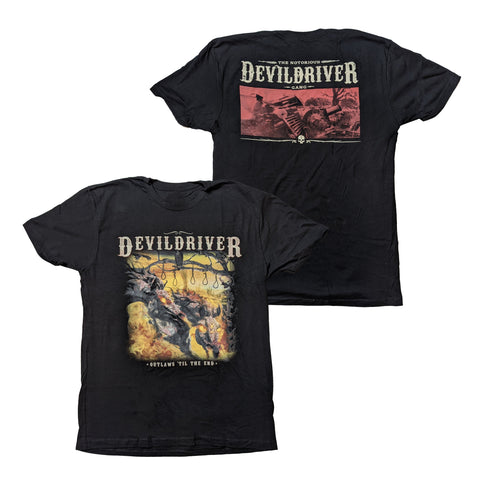 DevilDriver - Outlaws Til The End Square t-shirt